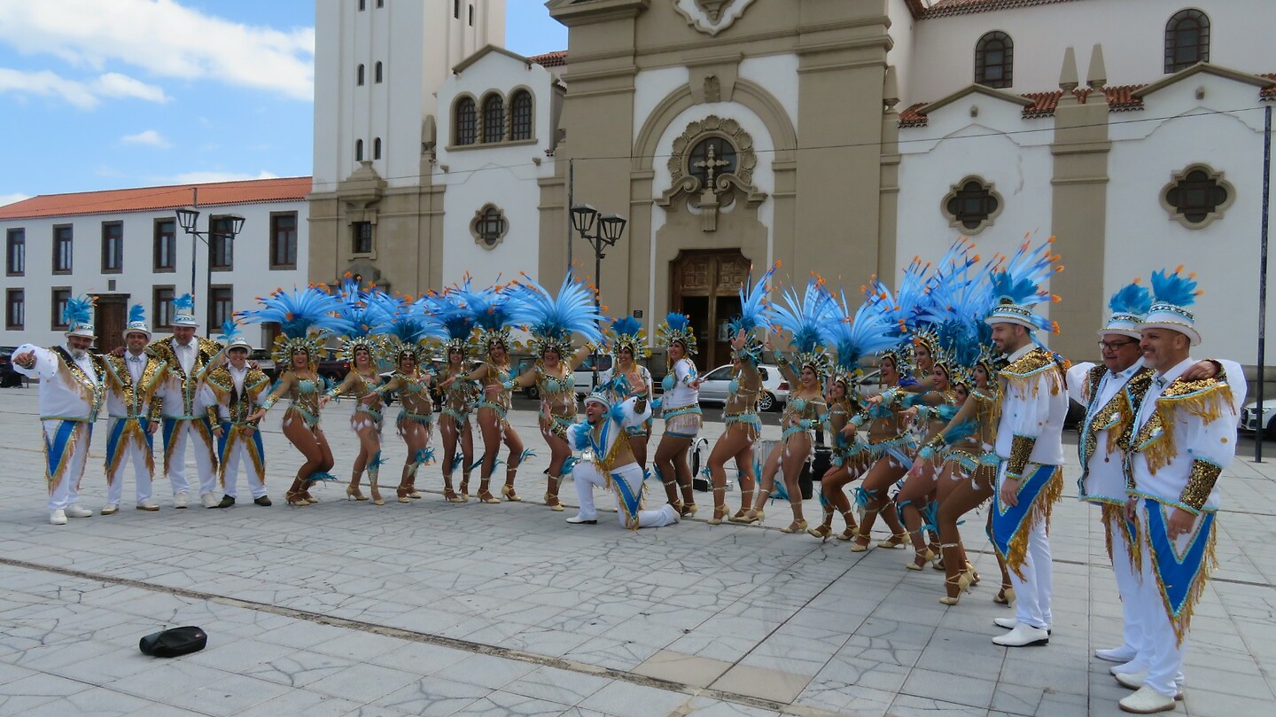 Dansers en muzikanten Candelaria
