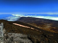 Het El Teide landschap lijkt wel op de Himalaya