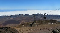 De kabelbaan, vanop 2500m naar 3500 m