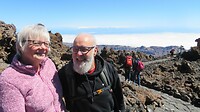 Wij samen, in het El Teide landschap