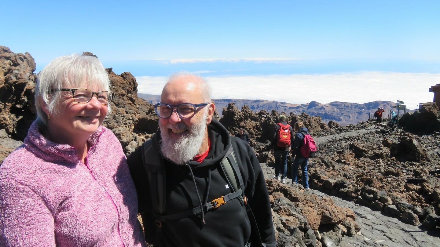 Wij samen, in het El Teide landschap