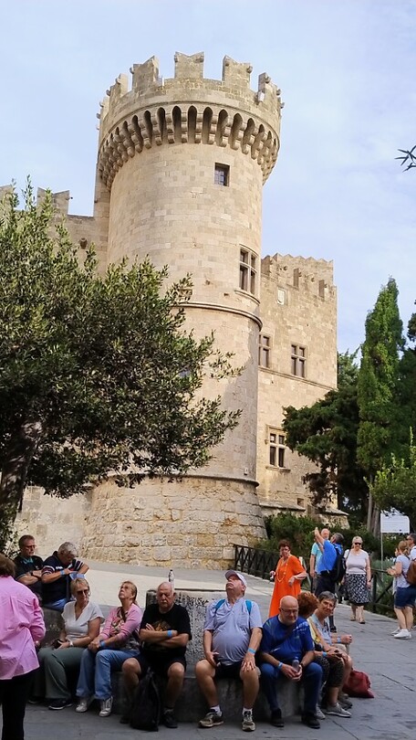 Het Grootmeesterskasteel in Rhodos City