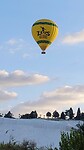 Ballon van Zeus boven Pammukale