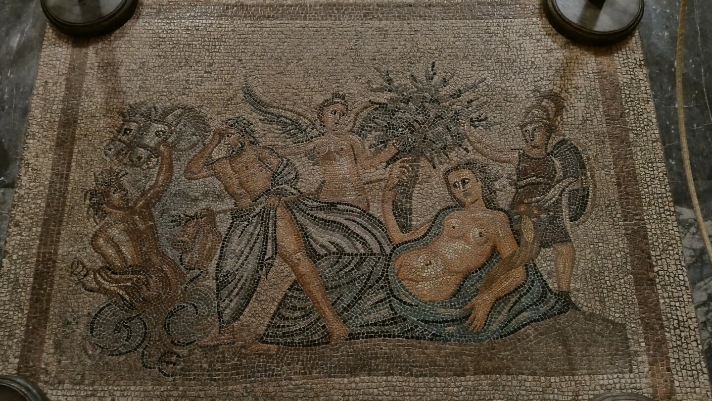 Paleis van de Grootmeesters, Rhodos (oude stad)  - mozaïek 1