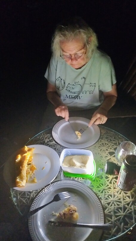 Dinner by candle light