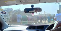 Verkeersdrukte in Lusaka