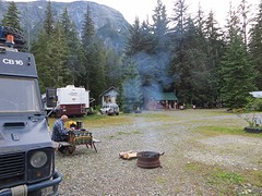 Camping in Hyder