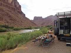Colorado rivier bij Moab
