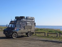Aan de kust bij Rio Gande