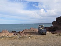Aan de kust in Puerto Deseado