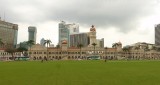 25/12. Merdekaplein met Bangunan Sultan Abdul Samat.
