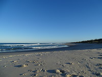 Hastings Point  bijna verlaten strand