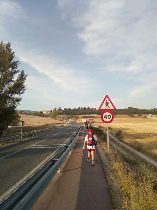 Pelgrims op weg.....