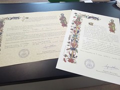 Diploma's / Compostela!
