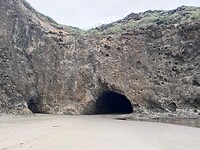 Grot op Bethells Beach