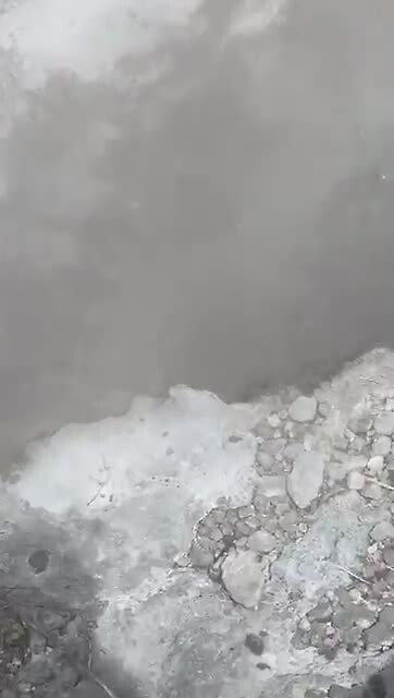 Kokend water zo uit de grond!