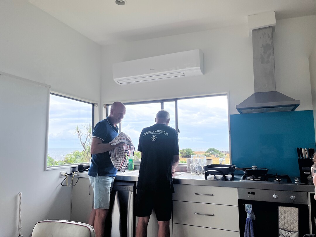 Mannen in de keuken