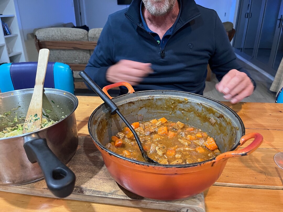 Left-over-stew….