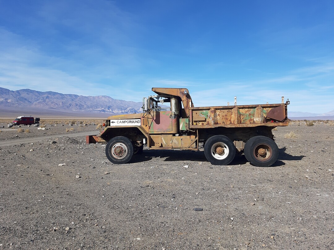 Camping ghost town