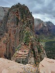 Bert beklimt Angels Landing