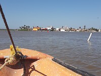 Met de boot naar Mexcaltitan