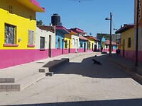Straat in Mexcaltitan
