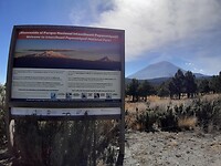 Infobord vulkanen