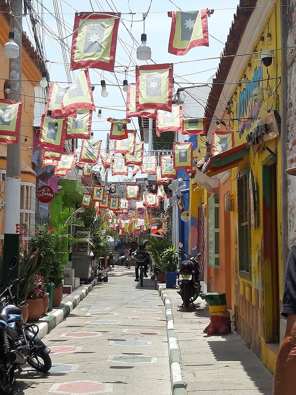 Straat in Getsemani