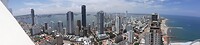 Panorama view vanaf de 39e verdieping