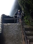 achterkant van de waterval