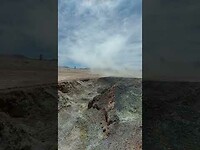 Geyser op Laguna Route.