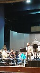 Repetitie philharmonisch orkest.