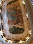 Plafond in de balzaal