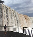 Bert en waterval