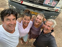 Selfie voor de MAN truck