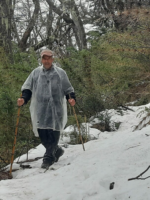 Onderweg de berg op