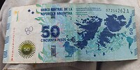 Geldbiljet van 50 pesos