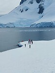 Wandelen op Antartica