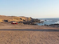 Kampeerplek op strand2