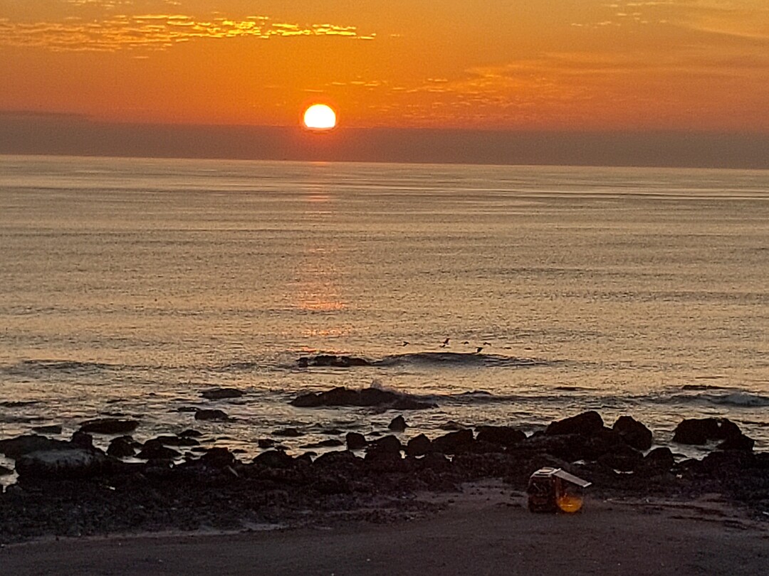 Aan strand