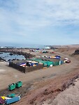Dorp op het strand