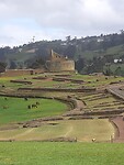 Inca complex met typerende ' de muur'