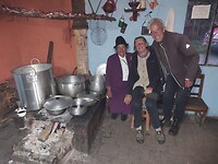 In het restaurant van oma.