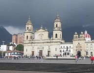 Plaza Bolivar met de Catedral Metropolitan