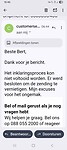 Chat van DHL