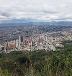 Bogotá vanaf Monserrat