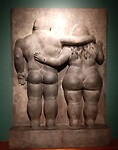 Sculptuur el "pareja"  in brons