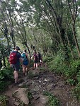 Ploeteren tijdens de trekking