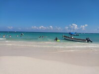 Aan de Mexicaanse rivièra.