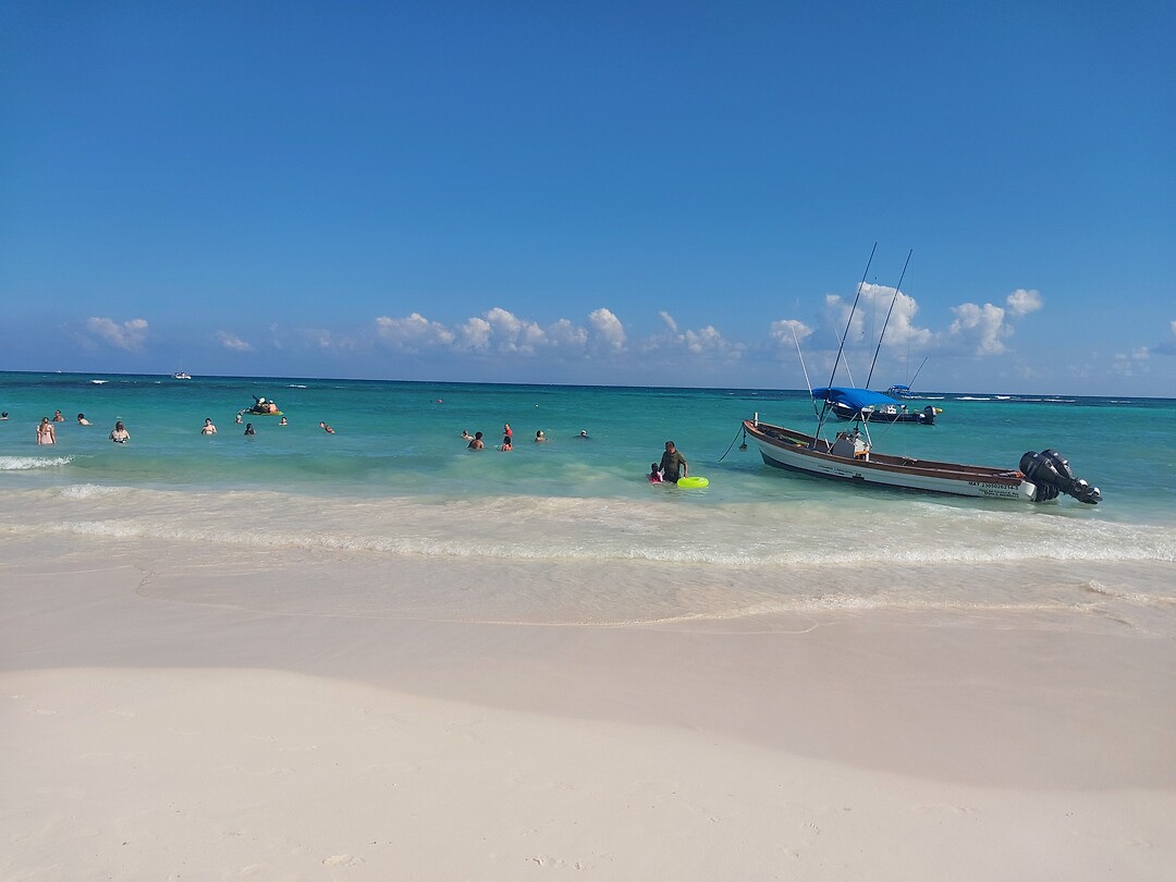 Aan de Mexicaanse rivièra.